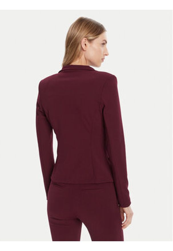 Rinascimento Marynarka CFC0125220003 Bordowy Slim Fit. Kolor: czerwony. Materiał: syntetyk