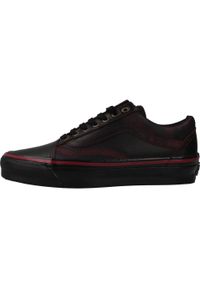 Vans - Kapcie VANS OLD SKOOL LEATHER Czarny. Kolor: czarny. Materiał: tkanina, skóra. Model: Vans Old Skool. Sport: turystyka piesza