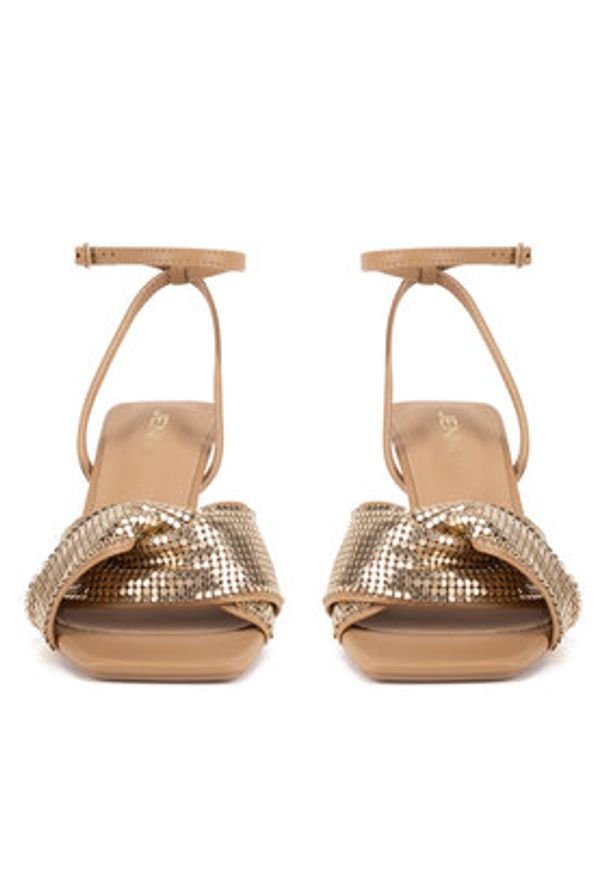 Jenny - JENNY Sandały R25SS01647 Brązowy. Kolor: brązowy. Materiał: materiał, syntetyk