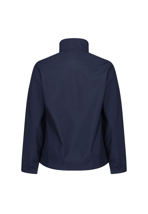 Regatta - Męska Kurtka Ablaze Softshell 3 Layer Soft Shell Jacket. Kolor: niebieski. Materiał: softshell. Sport: turystyka piesza