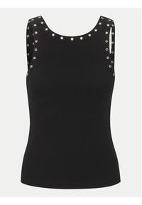 GESTUZ - Gestuz Top Drew 10908922 Czarny Slim Fit. Kolor: czarny. Materiał: bawełna #5