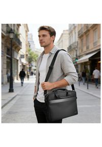 Torba 4smarts Target Eco Slim 15-16'' czarny. Kolor: czarny. Materiał: materiał. Styl: casual #4
