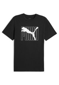 Koszulka fitness męska Puma ESS+ LOGO LAB Holiday Tee. Kolor: czarny. Sport: fitness