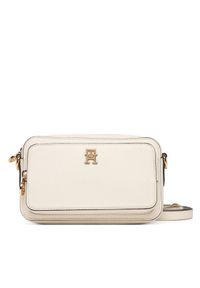 TOMMY HILFIGER - Tommy Hilfiger Torebka Th Icon Camera Bag AW0AW18120 Écru. Materiał: skórzane #1