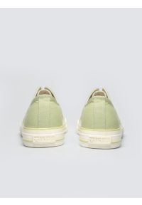 Big-Star - Trampki damskie niskie zielone TT274286 301. Okazja: na spacer, na co dzień. Nosek buta: okrągły. Zapięcie: sznurówki. Kolor: zielony. Materiał: tkanina, jeans. Sezon: wiosna, lato. Styl: casual, klasyczny, młodzieżowy #6