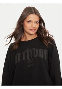 Deha Bluza C12050 Czarny Loose Fit. Kolor: czarny. Materiał: bawełna #5