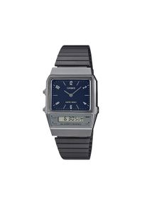 Casio Zegarek Vintage Edgy AQ-800EB-2AEF Czarny. Kolor: czarny. Styl: vintage