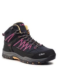 CMP Trekkingi Kids Rigel Mid Trekking Shoes Wp 3Q12944J Czarny. Kolor: czarny. Materiał: skóra, zamsz #4