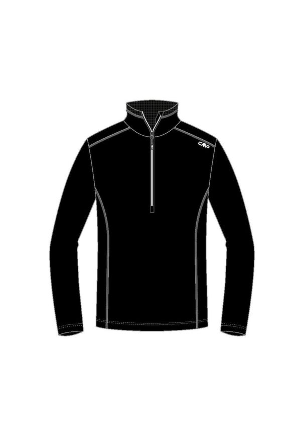 Bluza męska CMP 3G10747. Kolor: czarny, żółty. Styl: sportowy. Sport: turystyka piesza