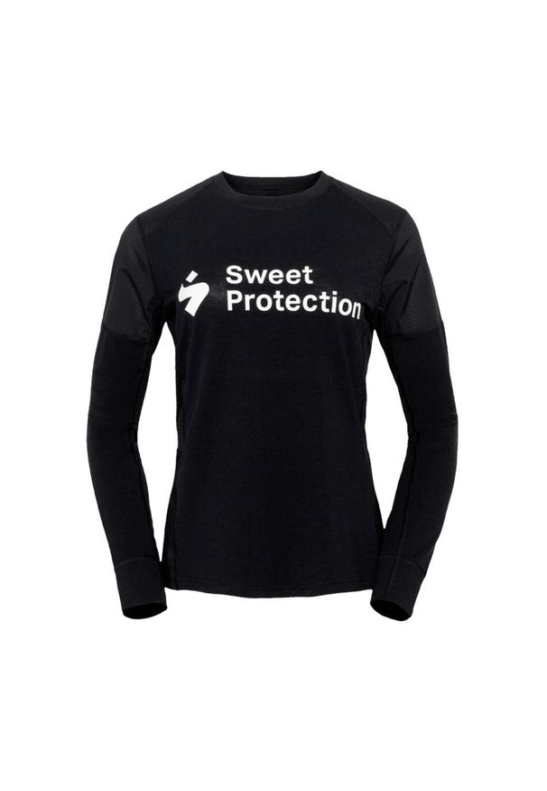 Damska koszulka z długim rękawem z wełny merino Sweet Protection Hunter. Kolor: czarny. Materiał: wełna. Długość rękawa: długi rękaw. Długość: długie. Sport: kolarstwo