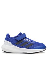 Adidas - adidas Buty Runfalcon 3.0 Sport Running Elastic Lace Top Strap Shoes HP5871 Niebieski. Kolor: niebieski. Materiał: mesh, materiał. Sport: bieganie