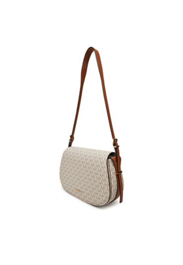 MICHAEL Michael Kors Torebka Lydia 30R5GL0M2B Écru. Materiał: skórzane