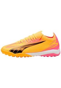 Buty piłkarskie męskie Puma Ultra Match. Zapięcie: sznurówki. Kolor: wielokolorowy. Materiał: syntetyk, materiał, tkanina. Szerokość cholewki: normalna. Sport: piłka nożna #1