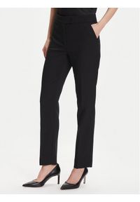 Luisa Spagnoli Spodnie materiałowe Otre 542530 Czarny Regular Fit. Kolor: czarny. Materiał: syntetyk