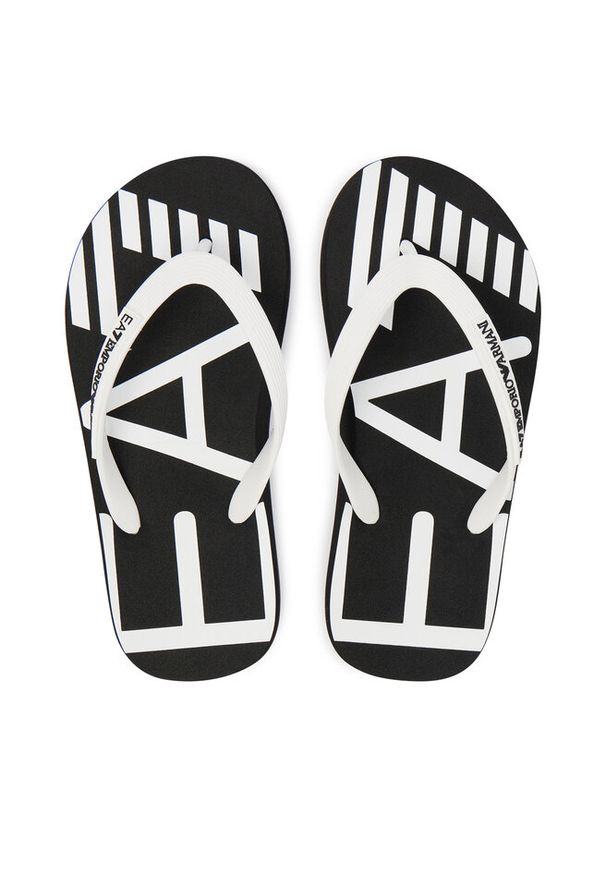 Japonki EA7 Emporio Armani. Kolor: czarny