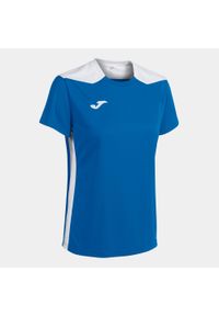 Koszulka do piłki nożnej damska Joma Championship VI. Kolor: niebieski, wielokolorowy, biały. Sport: piłka nożna #1
