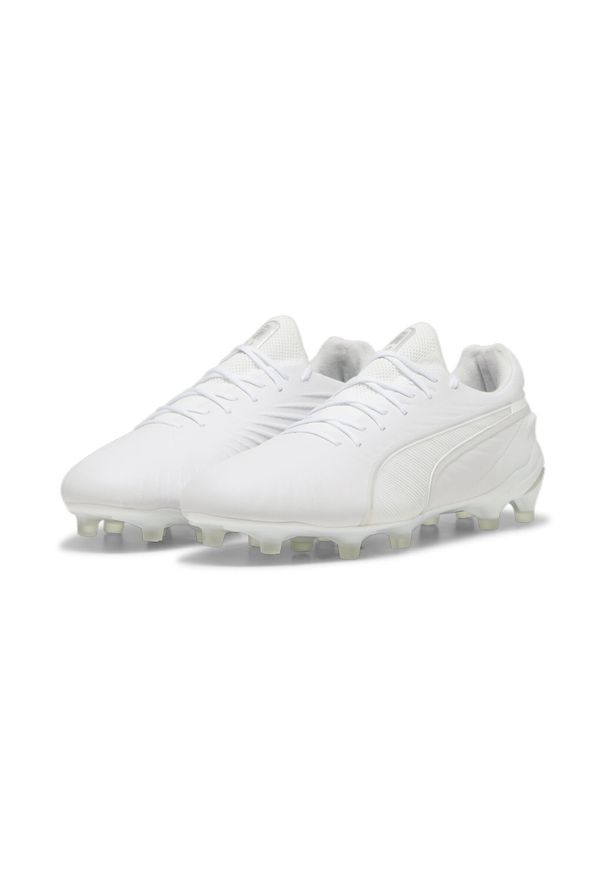 Puma - Buty piłkarskie unisex PUMA KING ULTIMATE FG/AG. Kolor: szary, biały, wielokolorowy. Sport: piłka nożna