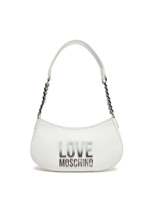 Love Moschino - LOVE MOSCHINO Torba JC4256PP0M Biały. Kolor: biały. Materiał: skórzane