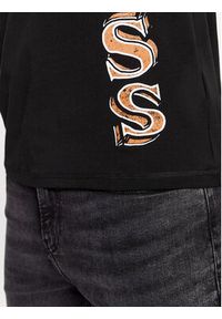 Guess T-Shirt M4RI30 J1314 Czarny Slim Fit. Kolor: czarny. Materiał: bawełna