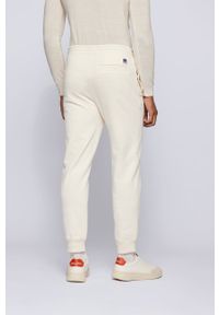 BOSS - Boss Spodnie 50463564 męskie kolor kremowy gładkie. Kolor: beżowy. Wzór: gładki #2