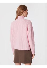 Moss Copenhagen Sweter Nenaya 17397 Różowy Regular Fit. Kolor: różowy. Materiał: wełna #3