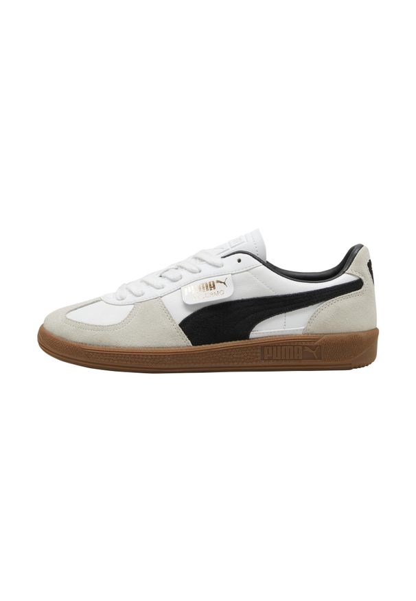 Puma Buty Palermo Lth 39646401. Zapięcie: sznurówki. Kolor: biały, czarny, wielokolorowy. Materiał: guma, skóra, syntetyk, materiał, zamsz. Szerokość cholewki: normalna. Sport: turystyka piesza