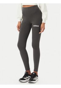 Adidas - adidas Komplet bluza i legginsy Leisure KD8264 Kremowy Regular Fit. Kolor: kremowy. Materiał: syntetyk #4
