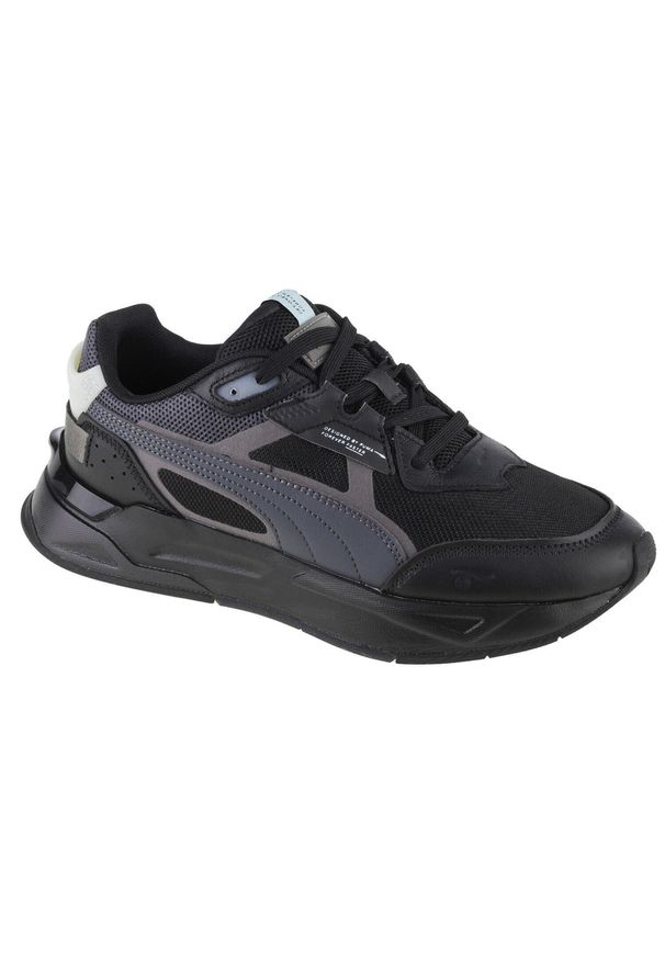Buty do chodzenia, Puma Mirage Sport Hacked 383935-02. Zapięcie: sznurówki. Kolor: wielokolorowy, szary, czarny, brązowy. Materiał: materiał, syntetyk, tkanina. Szerokość cholewki: normalna. Sport: turystyka piesza