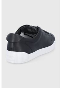 Hugo Buty skórzane Zero 50435376.001 kolor czarny na płaskiej podeszwie. Nosek buta: okrągły. Zapięcie: sznurówki. Kolor: czarny. Materiał: skóra. Obcas: na płaskiej podeszwie #4
