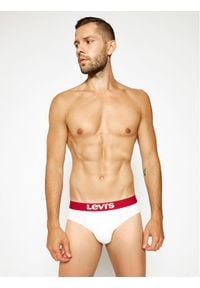 Levi's® Komplet 2 par slipów Solid Basic 905003001 Biały. Kolor: biały #7
