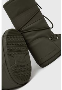 Moon Boot śniegowce Icon Rubber kolor zielony 14027600.KHAKI-KHAKI. Nosek buta: okrągły. Kolor: zielony. Materiał: guma. Szerokość cholewki: normalna #2