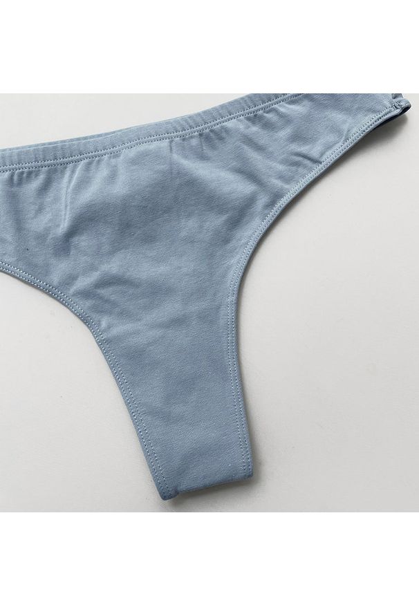 Intica - Stringi damskie minimalistyczne na co dzień Libora. Kolor: zielony. Materiał: materiał