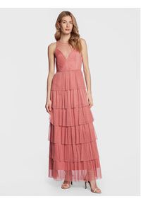 TwinSet - TWINSET Sukienka wieczorowa 231TP2443 Różowy Regular Fit. Kolor: różowy. Materiał: syntetyk. Styl: wizytowy #5