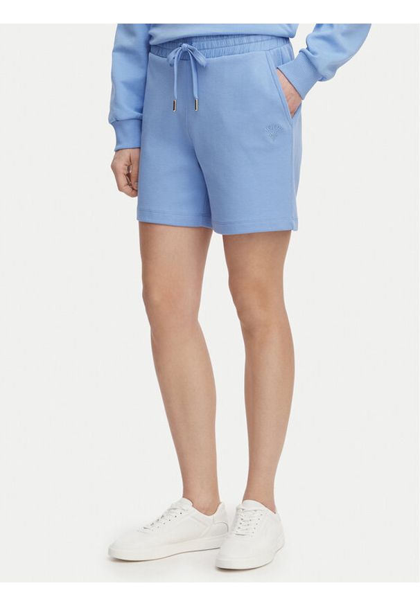 JOOP! Szorty sportowe Trissi 30102118 Błękitny Regular Fit. Kolor: niebieski. Materiał: syntetyk
