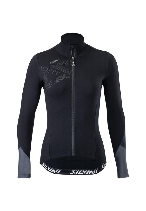 Silvini - Koszulka damska SILVINI long sleeve jersey Calvana WD1618. Kolor: brązowy, zielony, czarny, wielokolorowy. Materiał: jersey. Długość rękawa: długi rękaw