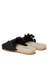 Manebi Espadryle Fringed Knots Raffia Jute Sandals V 3.1 Y0 Czarny. Kolor: czarny #2