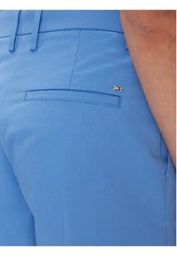 TOMMY HILFIGER - Tommy Hilfiger Szorty materiałowe WW0WW41769 Niebieski Regular Fit. Kolor: niebieski. Materiał: bawełna