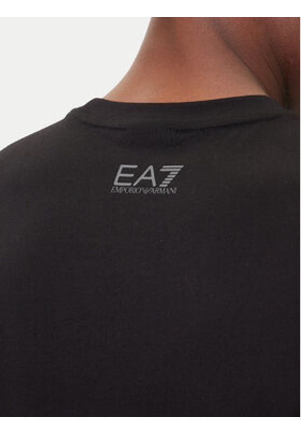 EA7 Emporio Armani T-Shirt 7M001129 AF10375 UC001 Czarny Modern Fit. Kolor: czarny. Materiał: bawełna