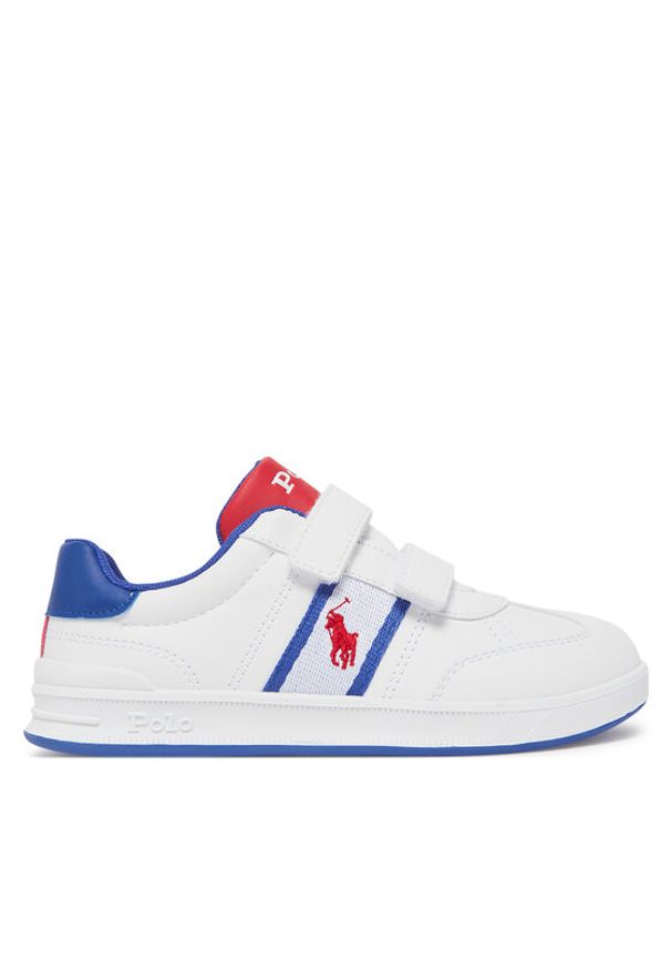 Polo Ralph Lauren Sneakersy RL02476104 Biały. Kolor: biały. Materiał: skóra