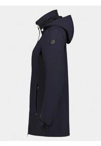 LUHTA - Kurtka softshell damska Luhta Erkkola. Kolor: niebieski. Materiał: softshell. Długość: długie