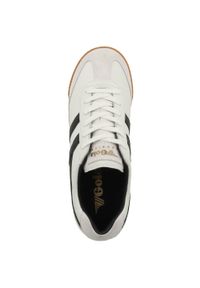 Buty do chodzenia męskie Gola Harrier. Kolor: czarny, biały, wielokolorowy. Materiał: materiał, skóra. Szerokość cholewki: normalna. Sport: turystyka piesza