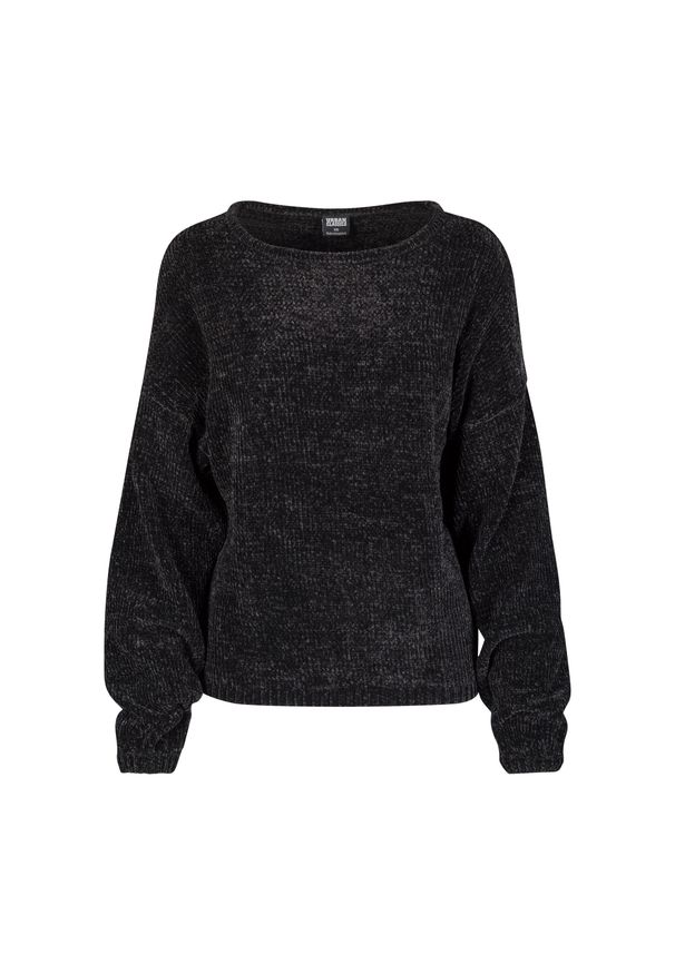 Urban Classics - Bluza damska Urban Classic chenille. Kolor: czarny