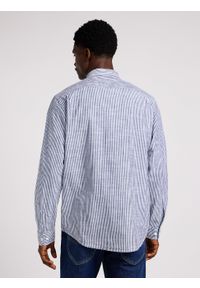 Lee - LEE MĘSKA KOSZULA LEE WORKER SHIRT 2.0 INDIGO HICKORY 112349939