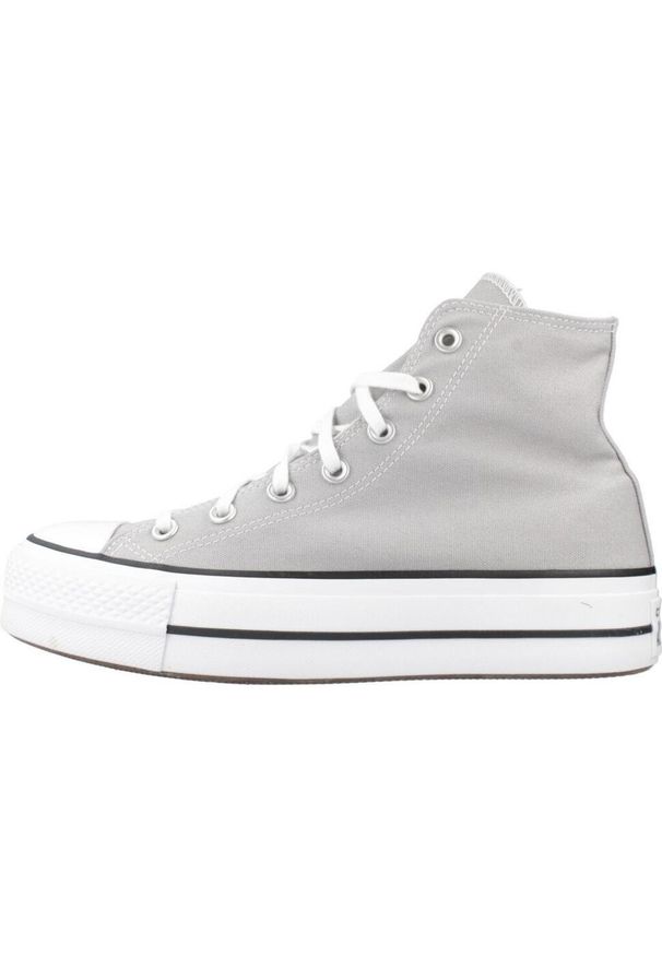 Converse - Buty CONVERSE CHUCK TAYLOR ALL STAR LIFT Szary. Kolor: szary. Materiał: tkanina. Styl: sportowy