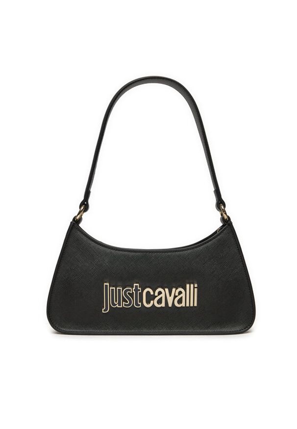 Just Cavalli Torebka 76RA4BB6 Czarny. Kolor: czarny. Materiał: skórzane