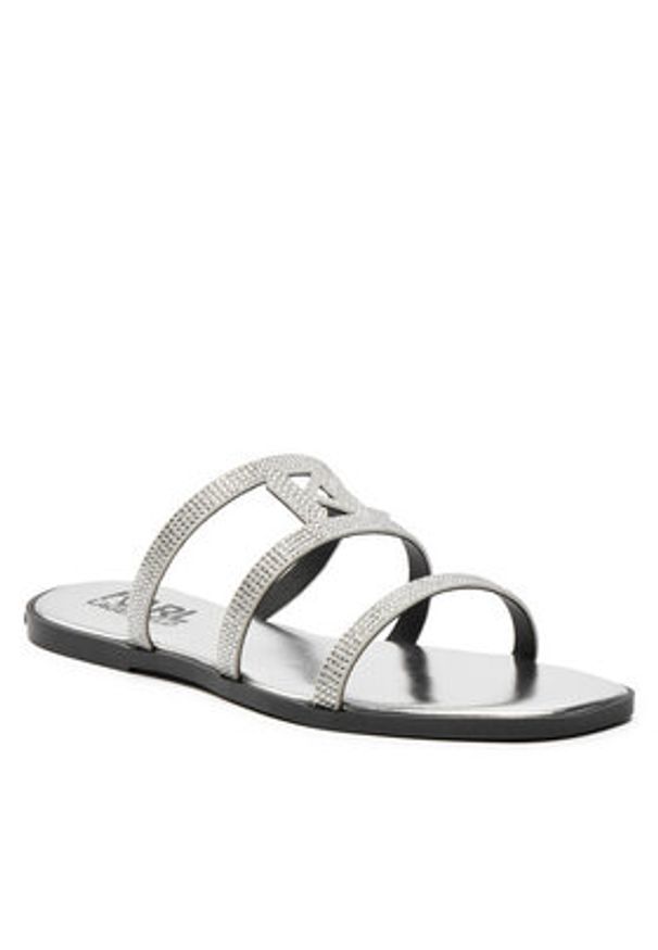 Karl Lagerfeld - KARL LAGERFELD Klapki KL87405 Srebrny. Kolor: srebrny. Materiał: syntetyk