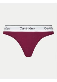 Calvin Klein Underwear Stringi 0000F3786E Fioletowy. Kolor: fioletowy. Materiał: bawełna #3