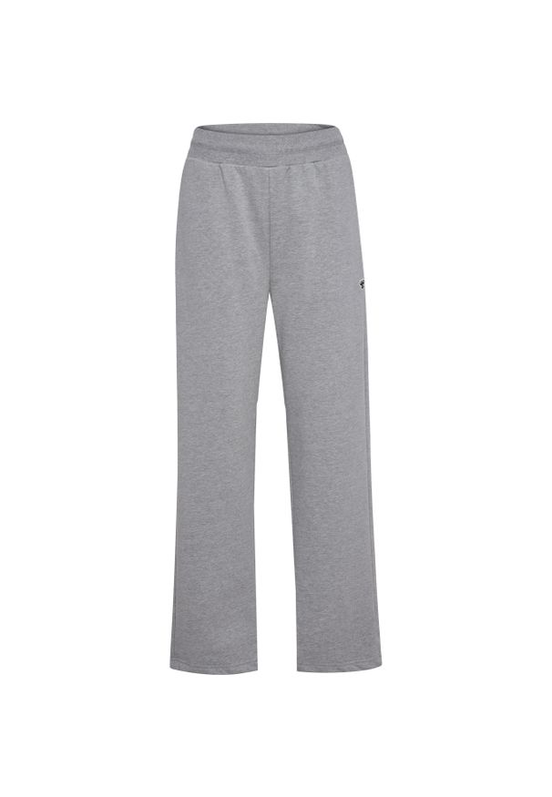 Spodnie damskie Hummel Bee. Kolor: szary. Materiał: materiał. Długość: długie