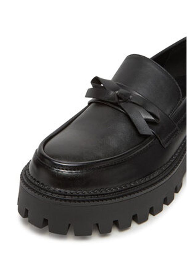 DeeZee Loafersy HY69907-3 Czarny. Kolor: czarny. Materiał: skóra