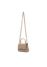 Tory Burch Torebka Charlie Quilted Mini Top Handle Chain Wallet 186032 Beżowy. Kolor: beżowy. Materiał: skórzane #3